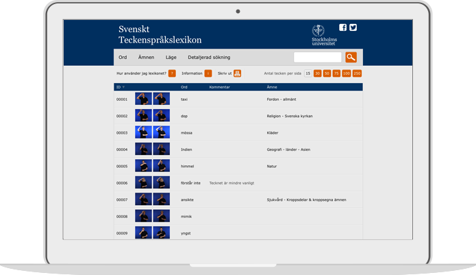 Printscreen desktop hemsida