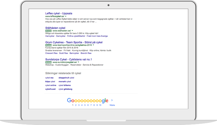 Printscreen desktop hemsida