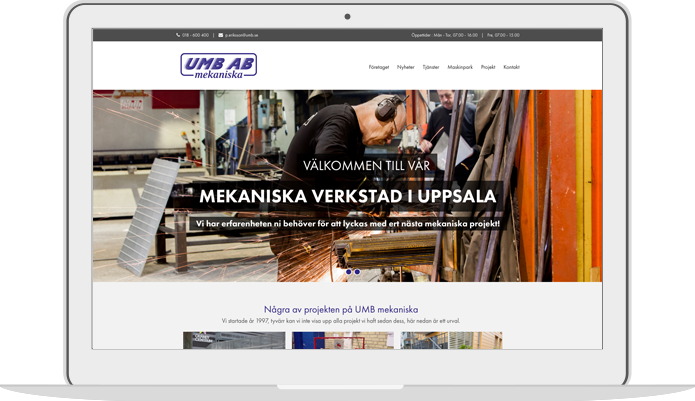 Printscreen desktop hemsida